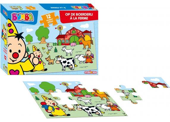 Studio 100 - Bumba Bumba puzzel: Op de boerderij 12st