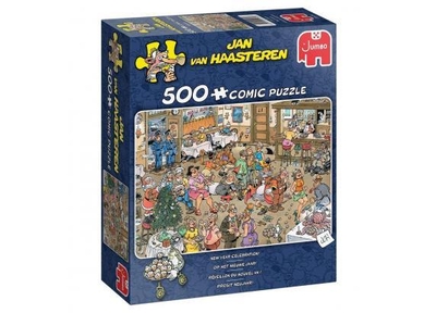 Jumbo - Jan van Haasteren Jan van Haasteren puzzel Op het nieuwe jaar! 500 stukjes