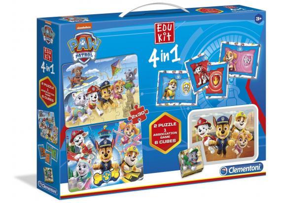 Clementoni - Paw Patrol PAW Patrol Edu-Kit 4-in-1