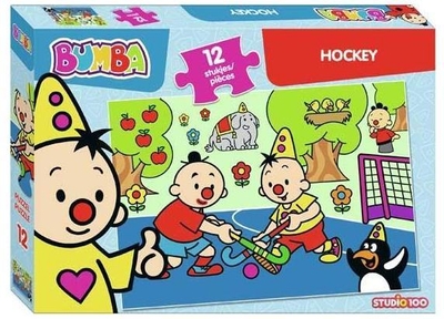 Studio 100 Legpuzzel Bumba Hockey 33 X 23 Cm Blauw 12 Stuks