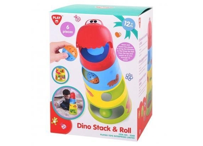 Playgo Stapeltoren met Ballenbaan, 6dlg.