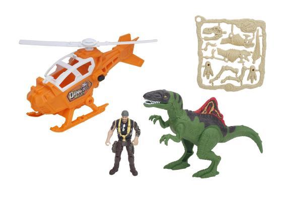 - Dino Valley Dino Valley 542420 Tracker voertuig met figuur en dino