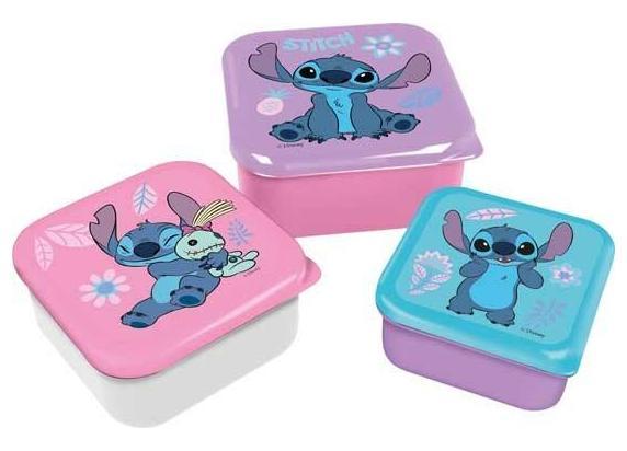 Disney Stitch snackboxen 3-in-1