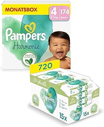 Pampers Harmonie Aqua billendoekjes - 720 stuks