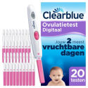 Clearblue ovulatietestset digitaal - 1 houder + 20 testen