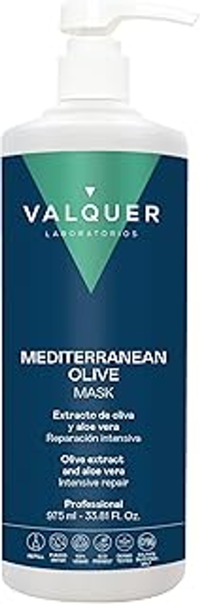 Valquer Professional │ Intensief herstellend haarmasker van olijven - 975 ml