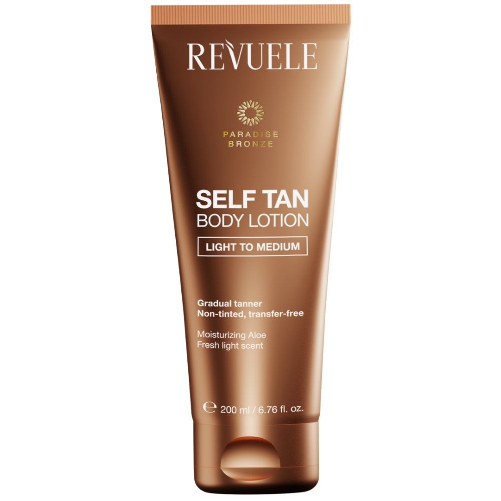 Revuele Self Tan Body Lotion Light To Medium - 200ml