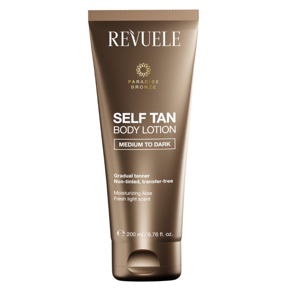 Revuele Self Tan Body Lotion Medium To Dark - 200ml