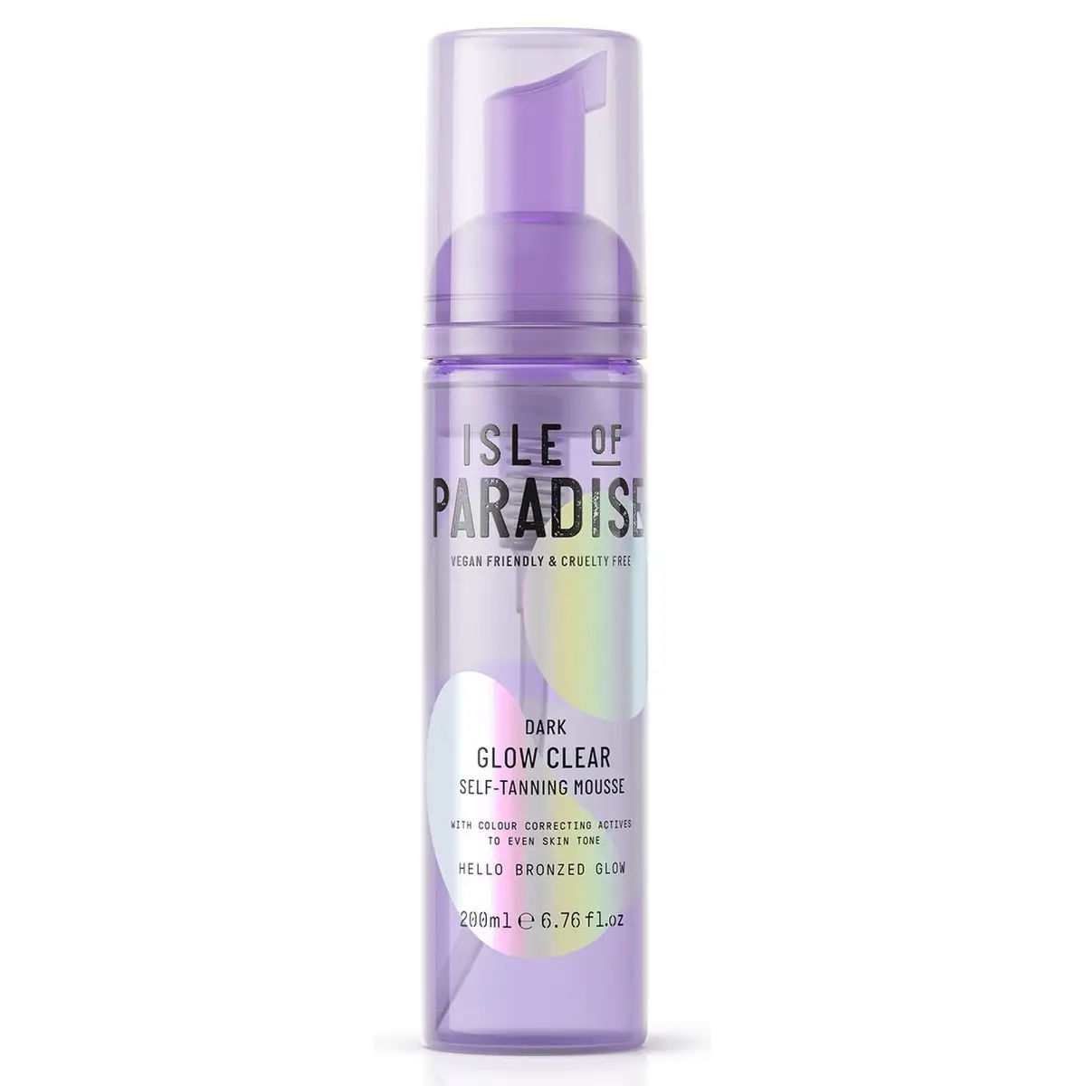 Isle of Paradise Dark Glow Clear Self Tanning Mousse 200ml