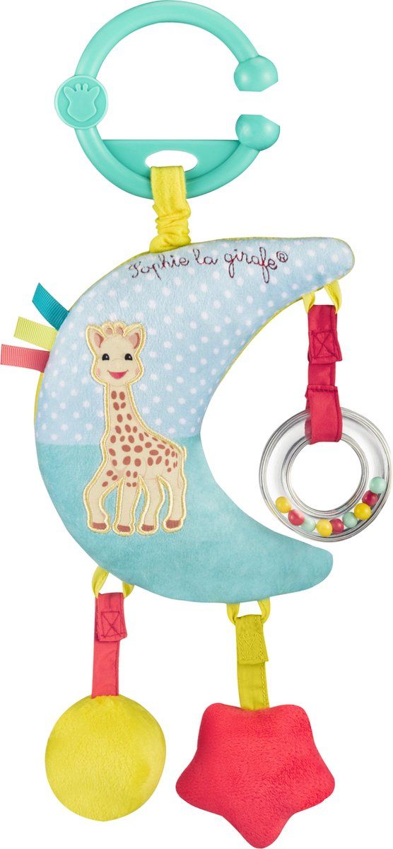 Sophie de giraf Muziekmobiel - Boxmobiel - Muziekdoosje - Babyspeelgoed - Kraamcadeau - Babyshower cadeau - 43x14.5x5.7 cm - Vanaf 0 maanden - 100% Polyester -