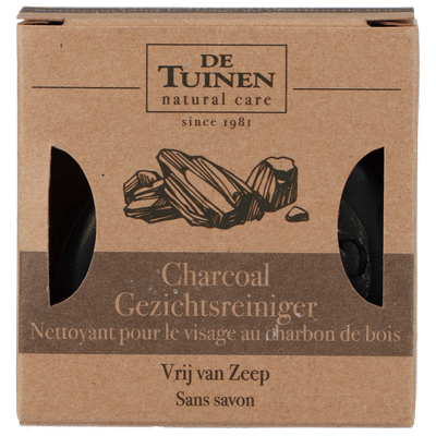 De Tuinen Houtskool Gezichtsreiniger Solid Bar - 70 ml