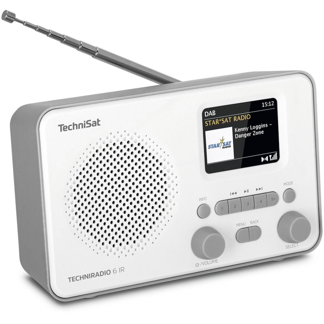 TechniSat Techniradio 6 IR Hybride radio Wit