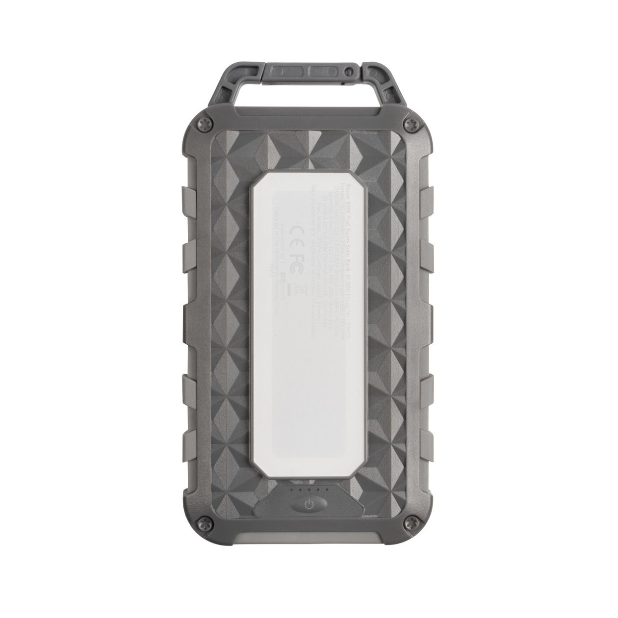 Xtorm Fuel Series 4 Power Pack, solar module, 10000 mAh Powerbank Grijs