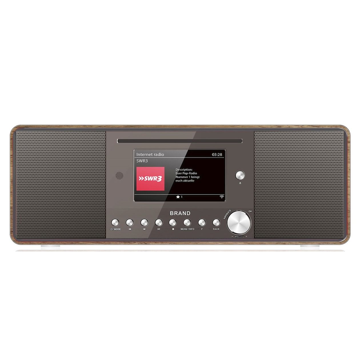 Albrecht DR 895 - Radio - Internetradio - DAB+ - FM - CD - Spotify - walnoot