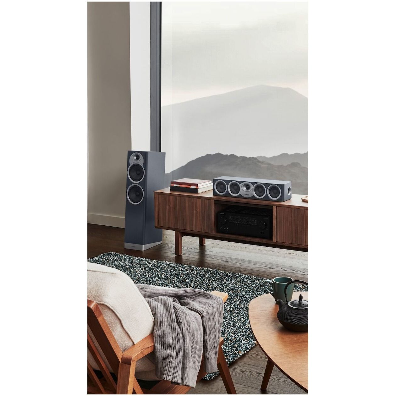 Jamo S7-27F FLOOR SPEAKERS Vloerstaande speaker Blauw