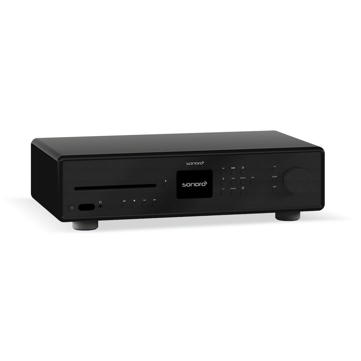 Sonoro: Maestro X Smart Hi-Fi receiver - Mat zwart