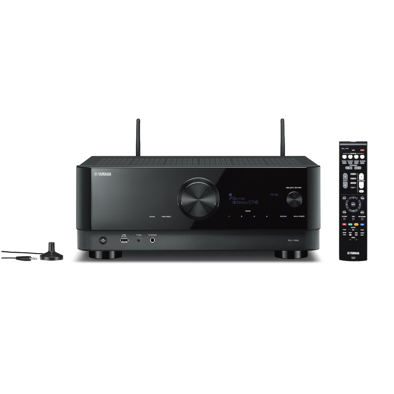 Yamaha RX-V6A - AV Receiver - Dolby Atmos Yamaha - MusicCast - Meerkanaals geluid – Zwart