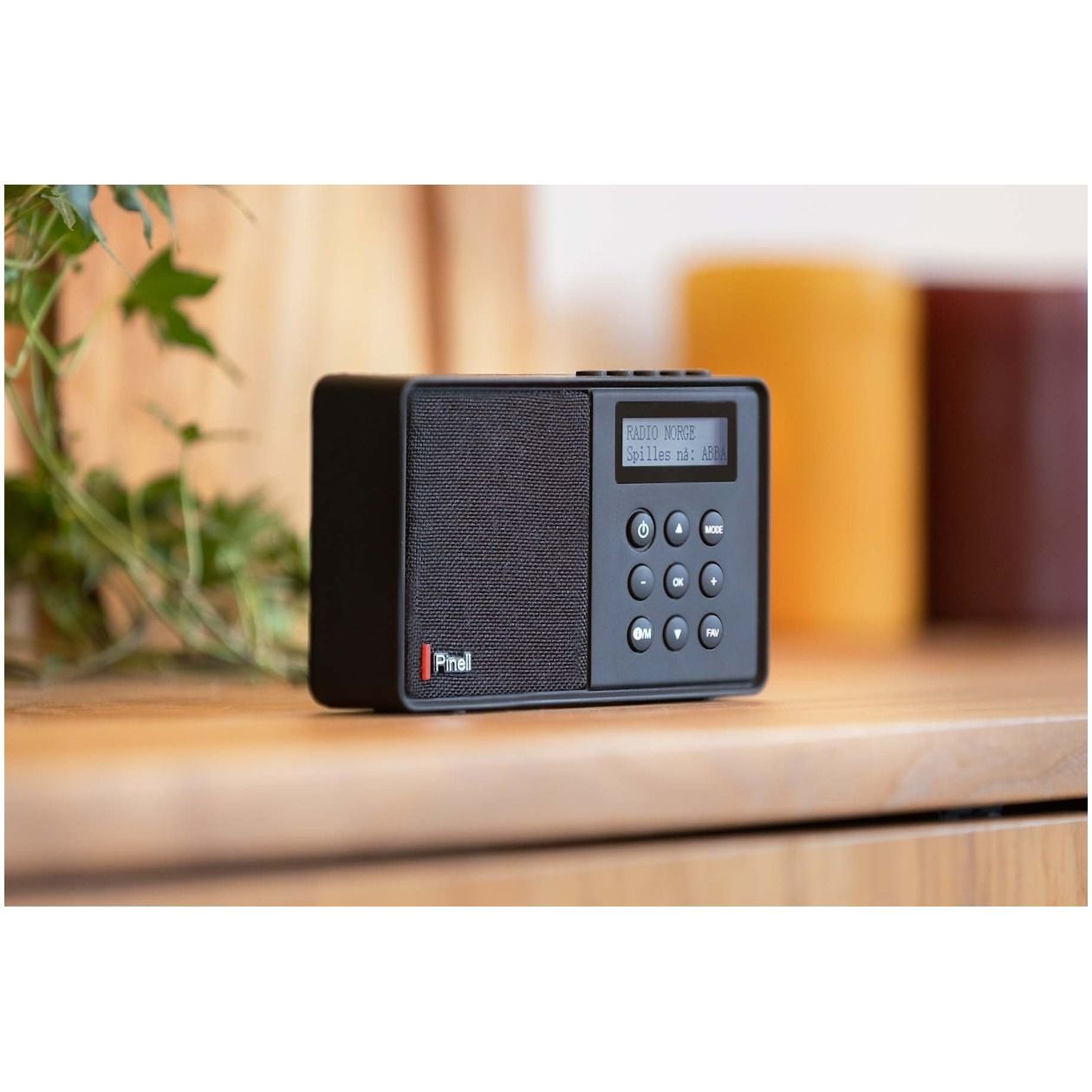 Pinell SUPERSOUND MICRO DAB radio Zwart