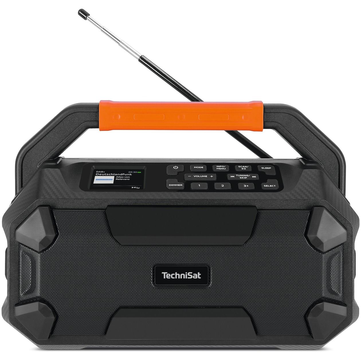 TechniSat DIGITRADIO 231 - DAB+ / FM outdoor radio met oplaadbare batterij en bluetooth - zwart