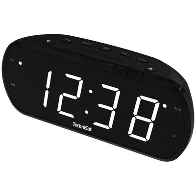 TechniSat Digiclock 1 Wekker radio Zwart