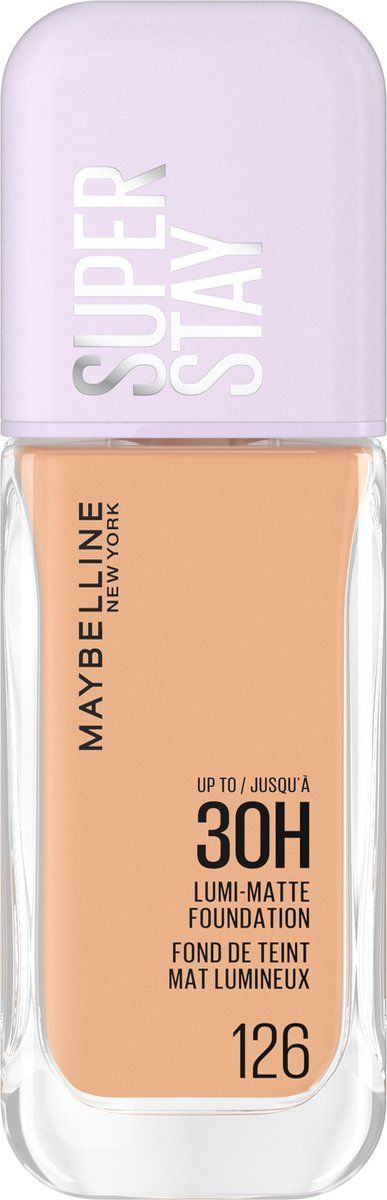 Maybelline New York - Superstay Lumi Matte Foundation - Blijft tot wel 30 uur zitten - Matte finish - 126 - - 35ml