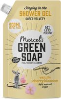 Marcel's Green Soap Shower Gel Refill Vanille & Kersenbloesem 6 x 500ml