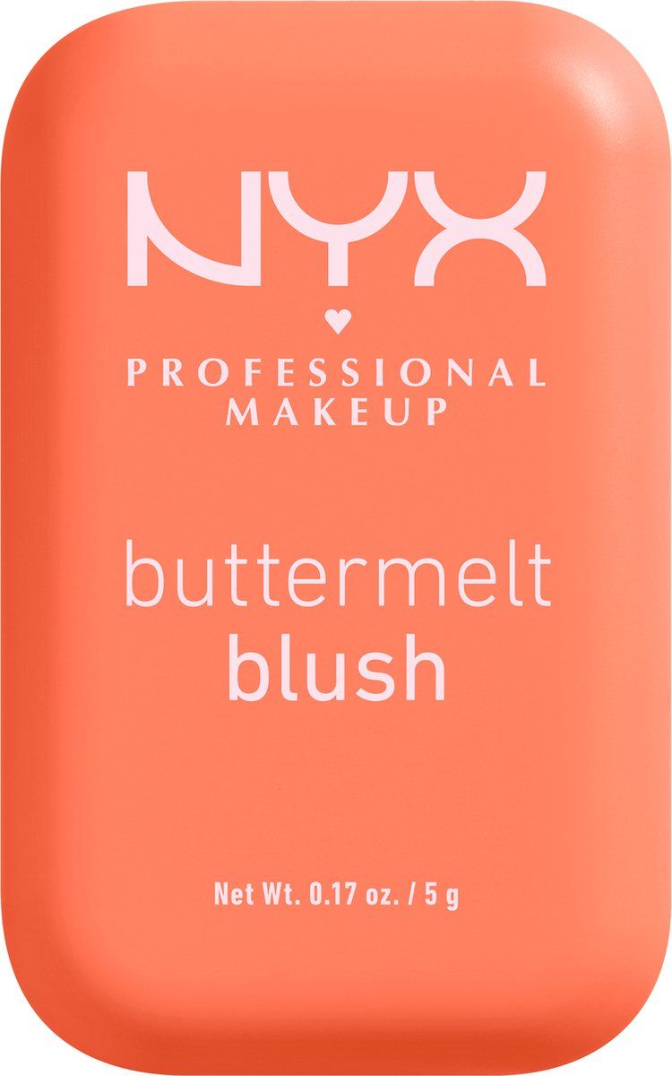 NYX Professional Makeup Buttermelt Blush - Alle huidtypes - Verrijkt met mango-, amandel- en sheaboter - Sooner The Butta - 5 gr