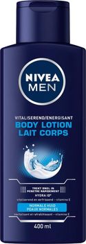 NIVEA MEN Vitaliserende Bodylotion - 24 Uur Hydratatie - Met Vitamine E - Lotion Voor Normale Huid - Lichaamsverzorging - 400 ml