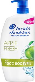 Head & Shoulders Apple Fresh Anti-Roos Shampoo - 1000ml - Pomp - Voor Dagelijks Gebruik