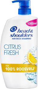 Head & Shoulders Citrus Fresh Anti-Roos Shampoo - Vet Haar - 1000 ml - Pomp - Dagelijks Gebruik