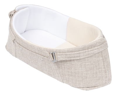 Doomoo Nest'n Go – Het Ideale Babynestje voor Thuis en Onderweg - Biokatoen - Sand