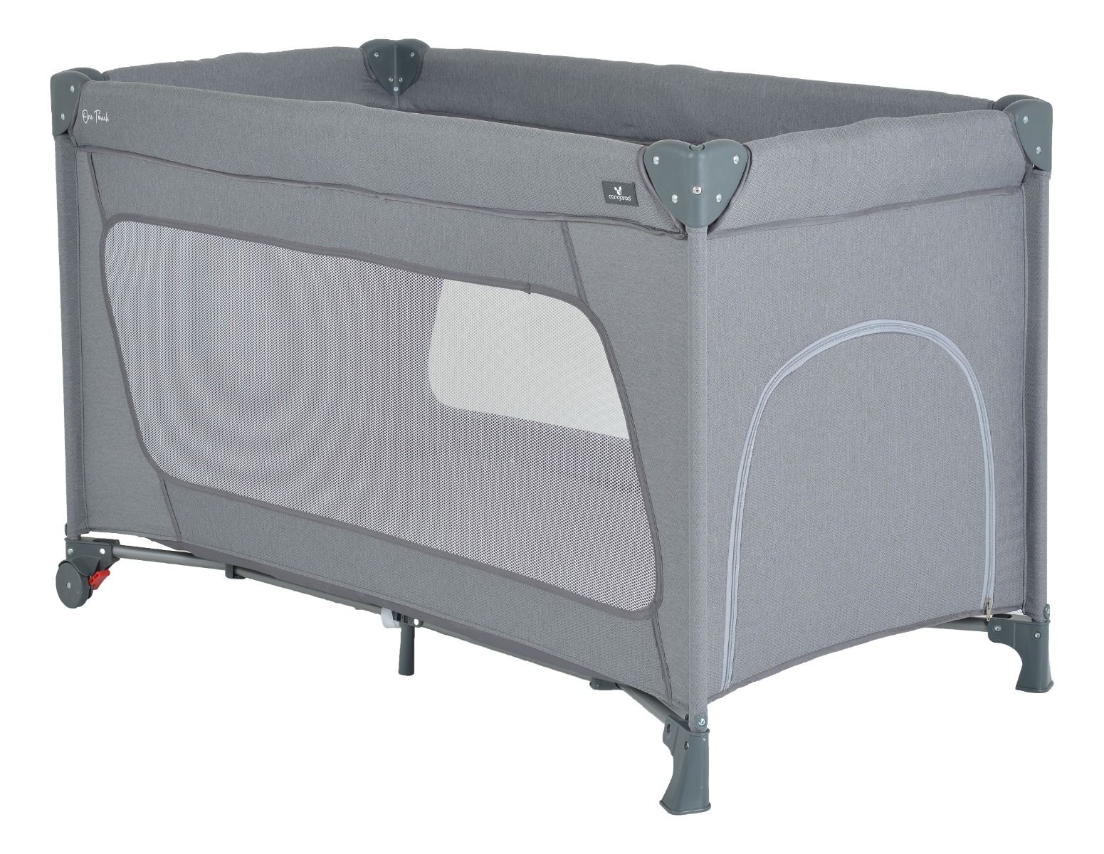 Cangaroo One Touch Dark Grey Campingbed 111623