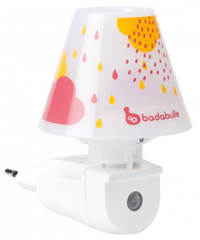 Badabulle Rode Wolkjes Wall Night Light Wandnachtlamp B015010