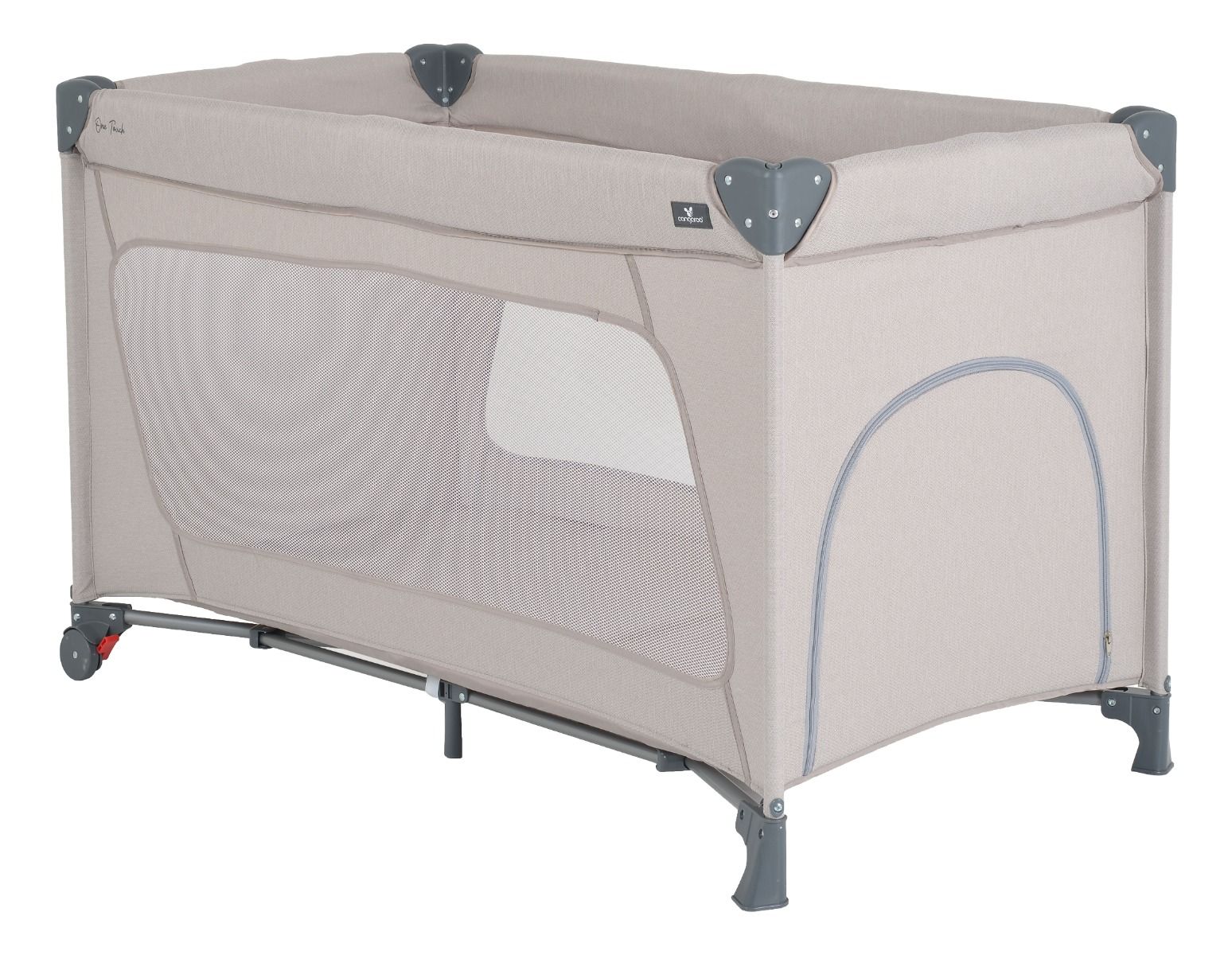 Cangaroo One Touch Light Grey Campingbed 111622