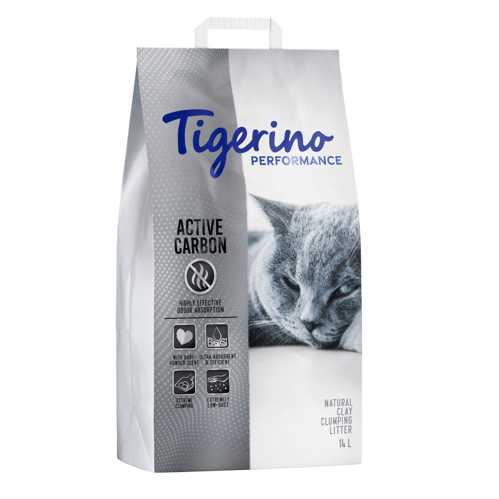 2x12L Active Carbon Tigerino Kattenbakvulling