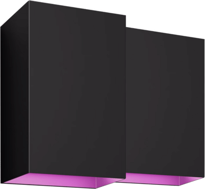 Philips Hue Resonate muurlamp White and Color zwart 2-pack