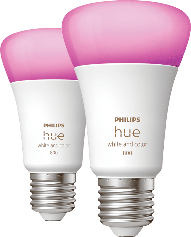 Philips Hue White and Color E27 800lm Duo pack