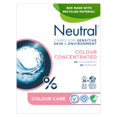 Neutral  waspoeder gekleurde was - 20 wasbeurten