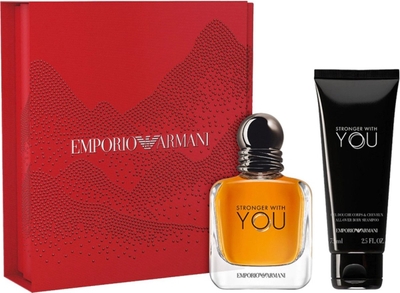 Giorgio Armani Stronger With You | Eau de toilette 50 ml + Shower gel 75 ml | Set 2st - Herenparfum