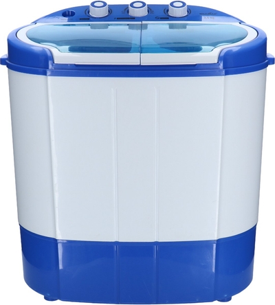 Mestic MW-120 Camping Wasmachine/Centrifuge Combinatie - 230V - 2 Wasprogramma's - 3,5kg capaciteit - Stil en energiezuinig