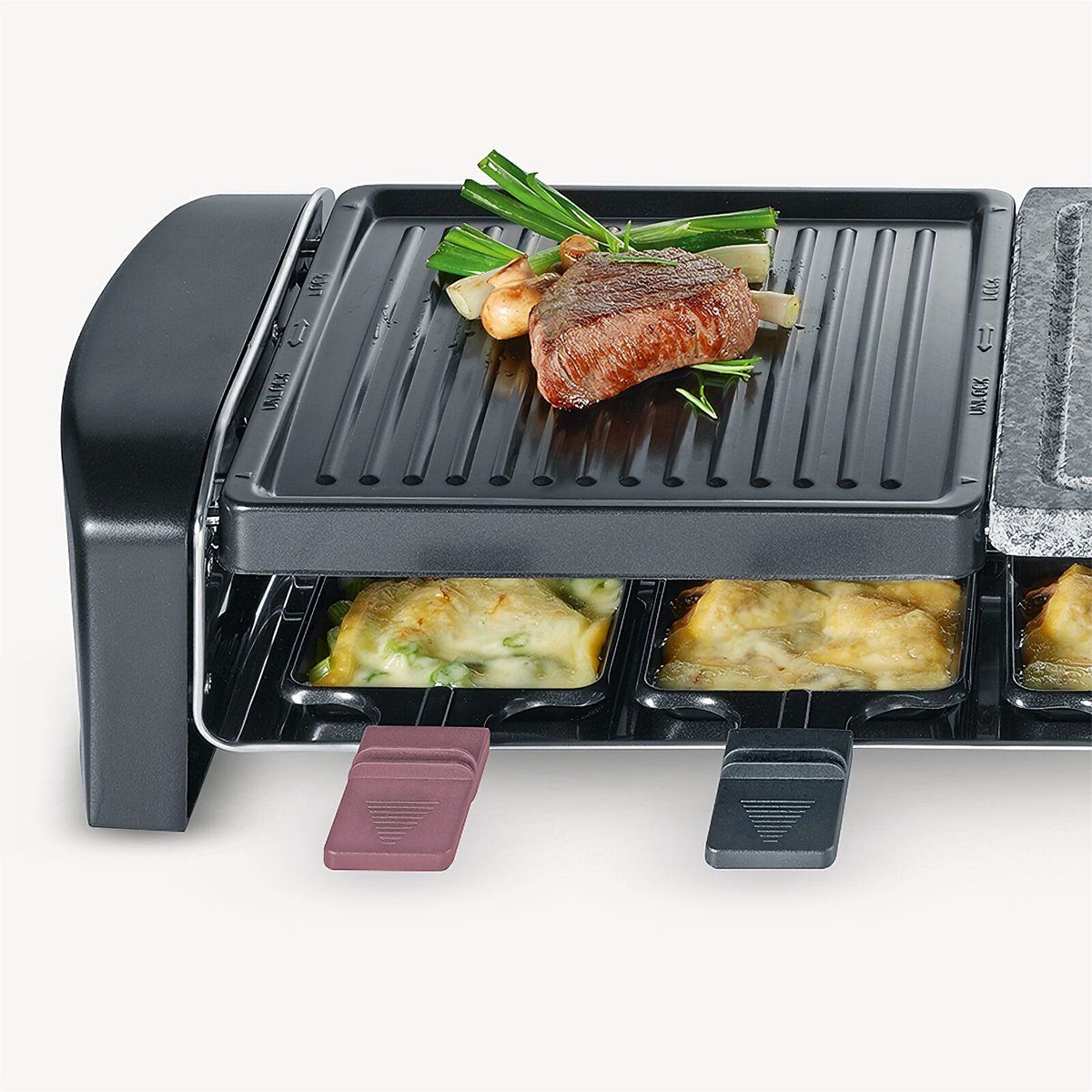 Severin RG 9645 - Raclette/Steengrill - 8 Personen