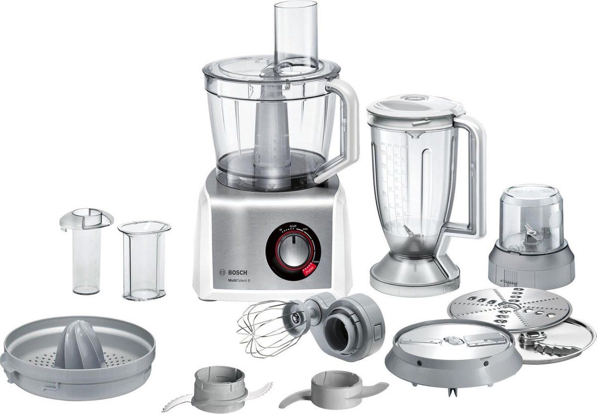 Bosch MultiTalent 8 - MC812S844 - Foodprocessor - Wit/RVS