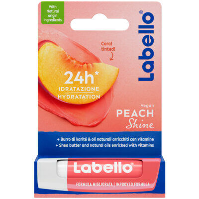 Labello Peach shine Lipverzorging 5 g