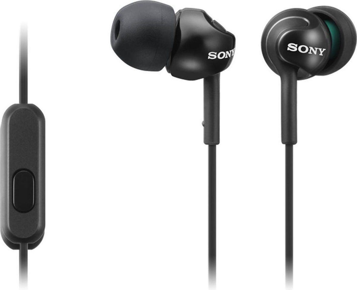 Sony MDR-EX110APB zwart in-ear hoofdtelefoon