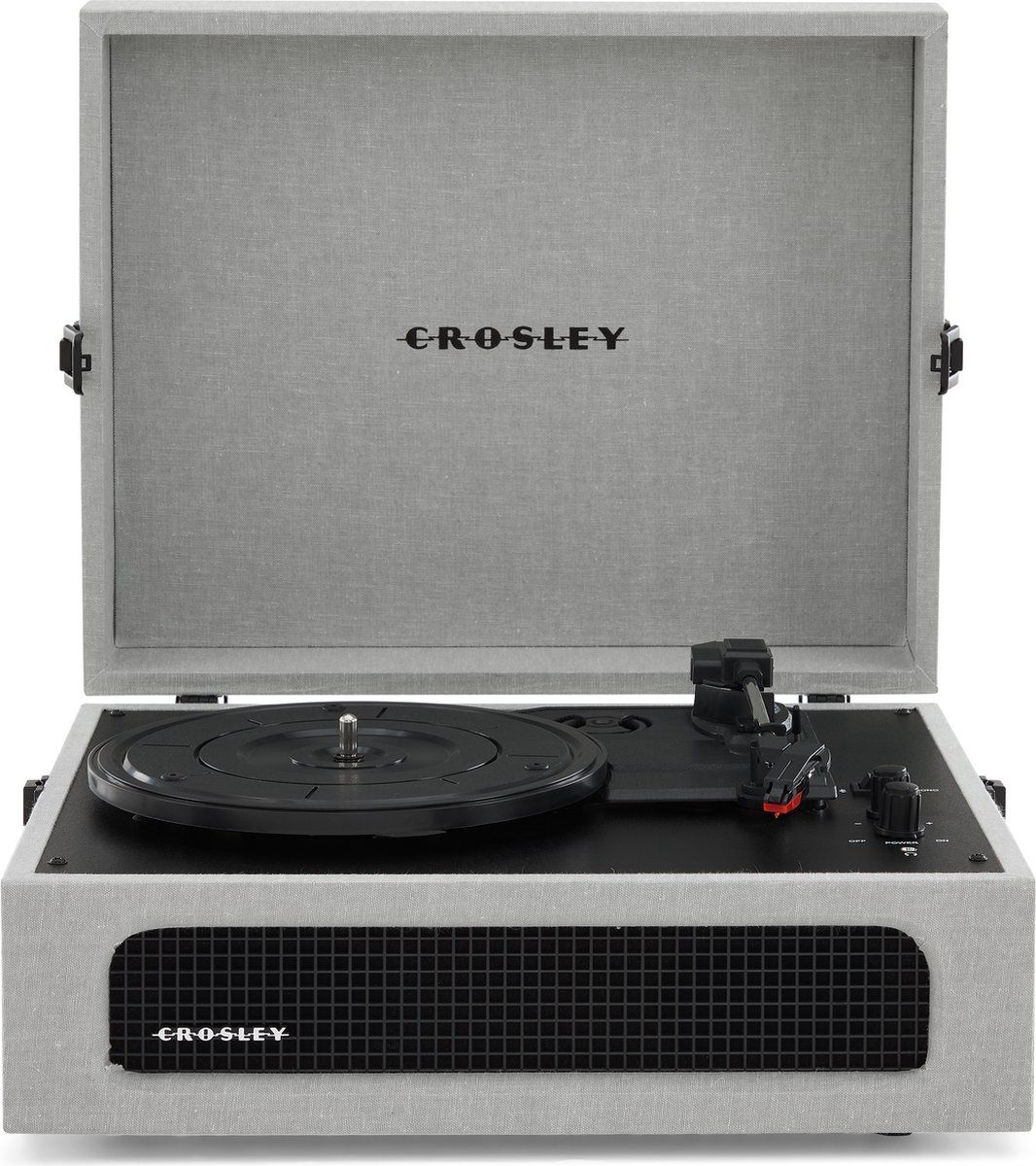 Crosley Voyager CR8017B-GY - Grijs - Bluetooth in/uit Platenspeler