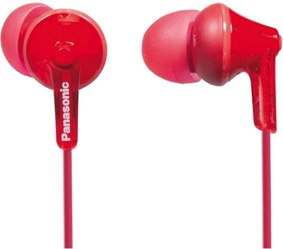 Panasonic RP-HJE125E-R hoofdtelefoon/headset Hoofdtelefoons In-ear Rood