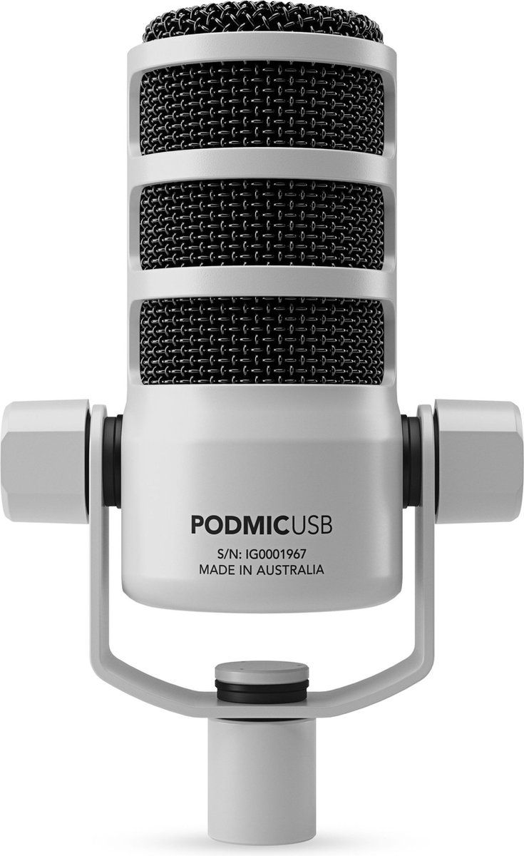 Røde PodMic USB White USB-microfoon Statief Zendmethode:Kabelgebonden USB-C Kabelgebonden Zwart