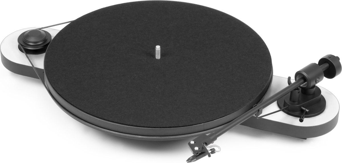 Pro-Ject Elemental USB OM5e Platenspeler - Wit/Zwart