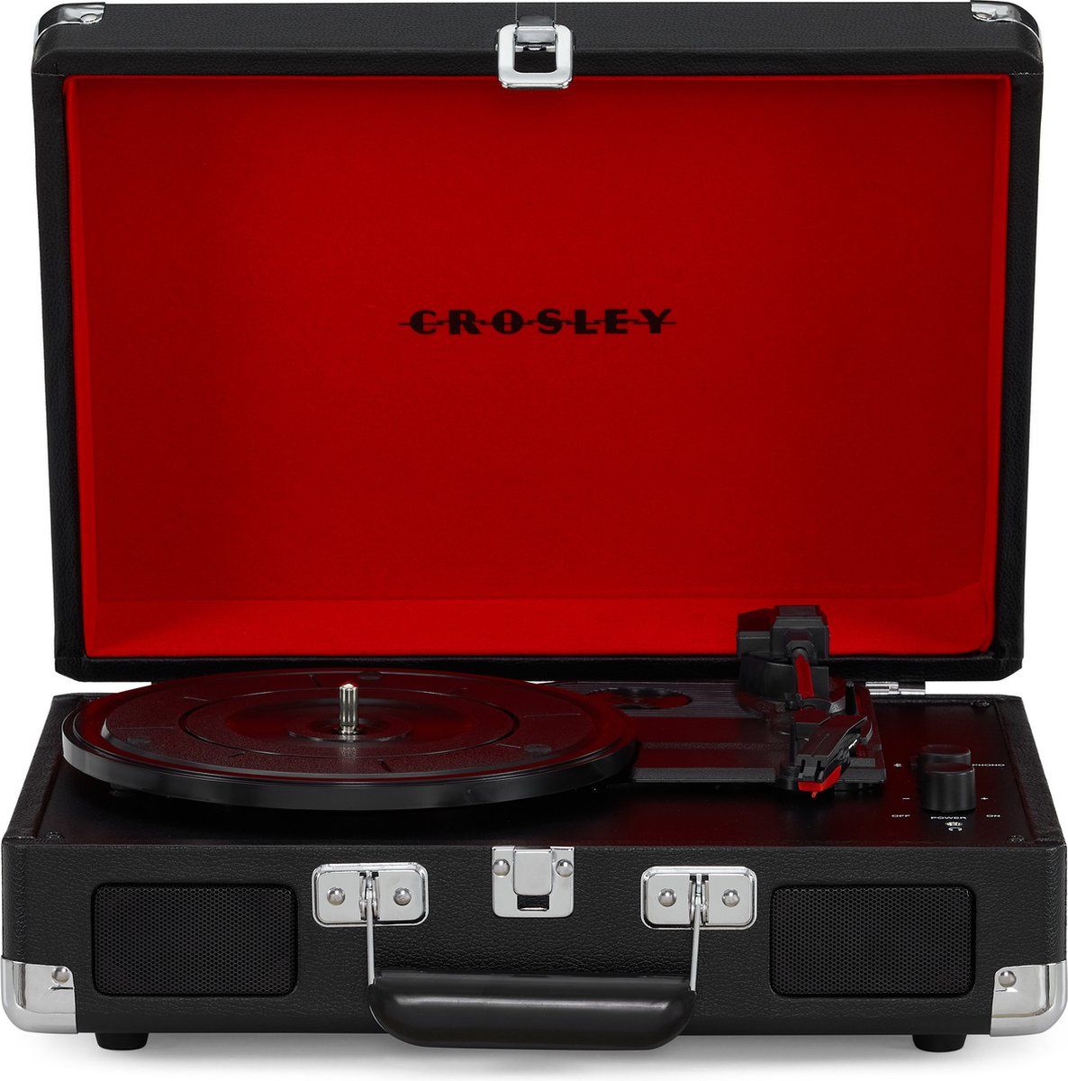 Crosley Cruiser Plus CR8005F-BK - Zwart - Bluetooth In/Uit Platenspeler