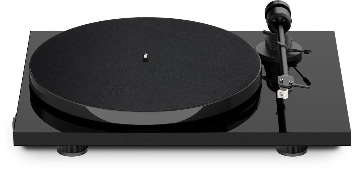 Pro-Ject E1 BT AT3600L Platenspeler - Voorversterkt Bluetooth - Verzender - Zwart